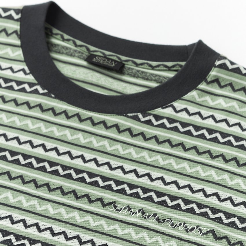 SEDAN ALL-PURPOSE｜セダンオールパーパス｜SEDAN ALL-PURPOSE JAQUARD STRIPED S/S TEE｜公式通販｜RAY  COAL｜