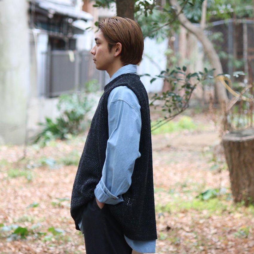 ANDER｜アンダー｜SILK MESH SLEEVE LESS｜公式通販｜RAY COAL｜