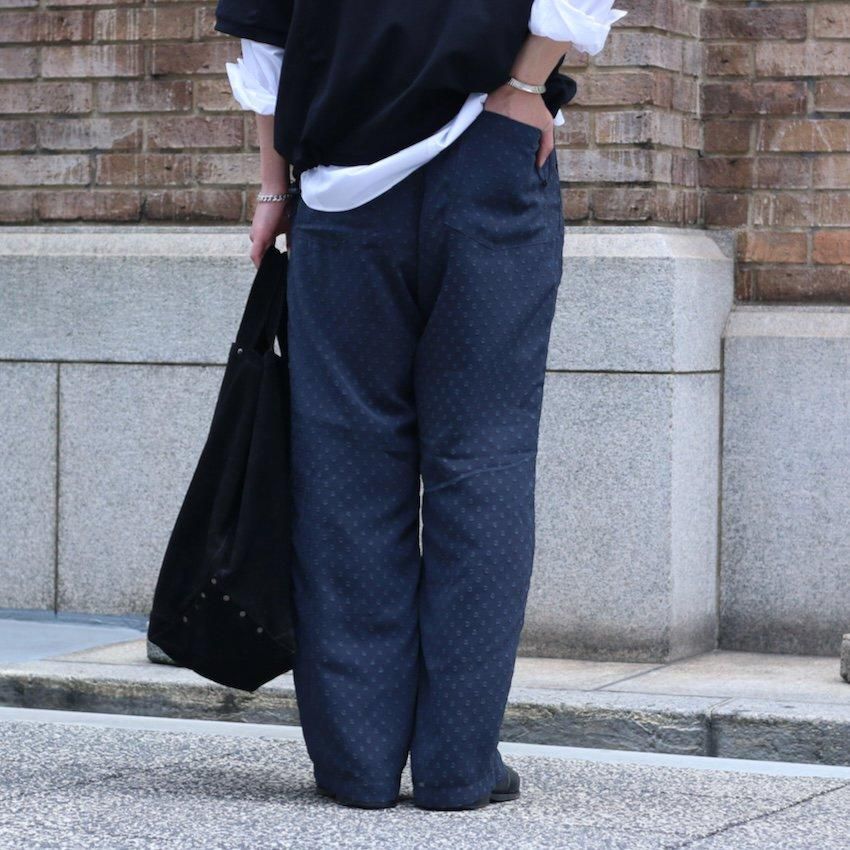 パンツ EASY TYPE SHEER TROUSERS-Dot pattern SEVEN BY SEVEN｜セブンバイセブン｜EASY TYPE SHEER TROUSERS