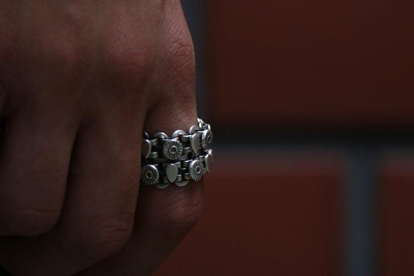 THARU SILVER タルーシルバー Double Ring Sun リング THARU SILVER(タルー シルバー) Double Ring SUN（リング