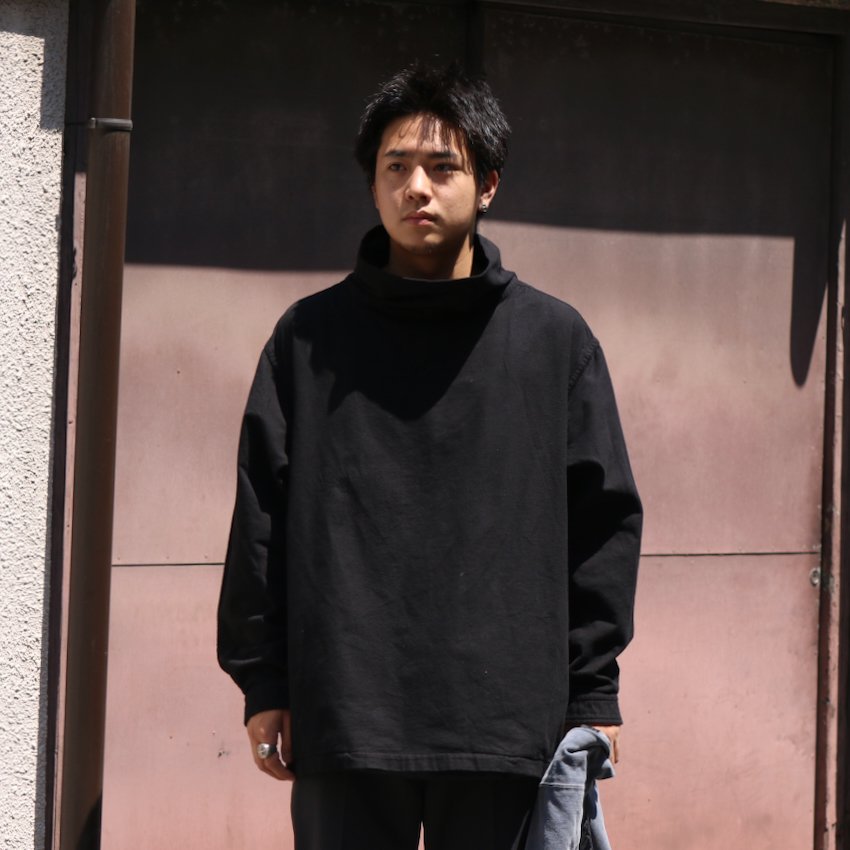 yoko sakamoto｜ヨーコ サカモト｜BRUSHED COTTON HIGH NECK PULLOVER - GARMENT  DYE｜公式通販｜RAYCOAL