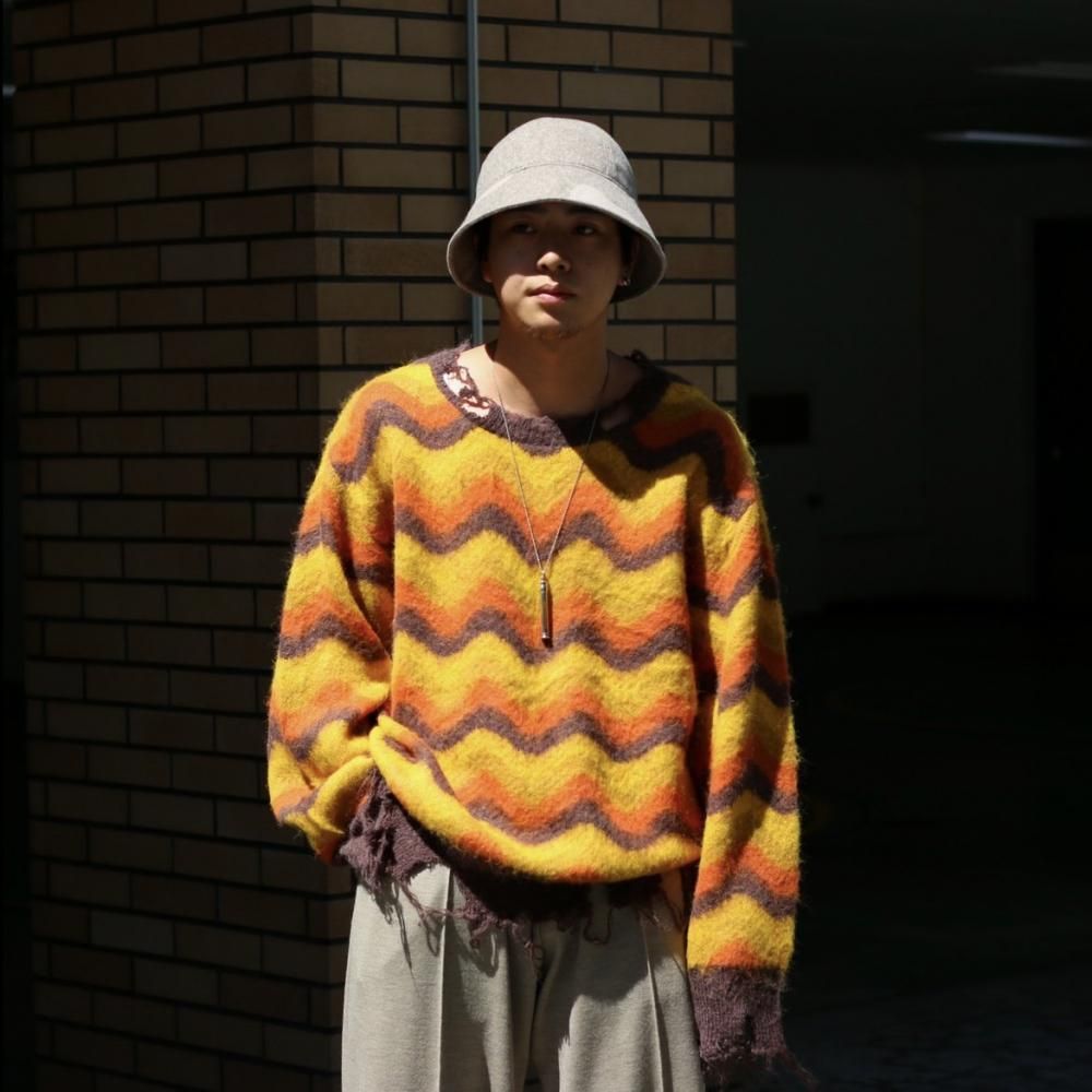 LAMROF｜ラムロフ｜WAVE MOHAIR KNIT｜公式通販｜RAY COAL｜