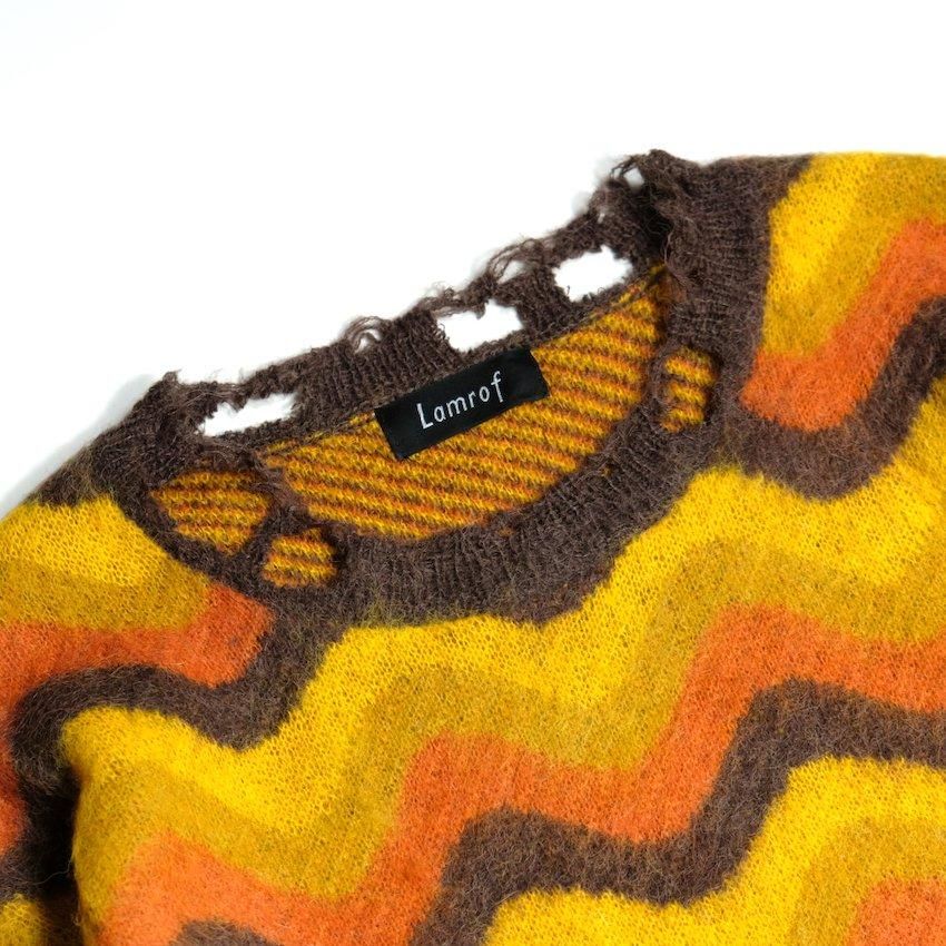 【kz】Lamrof Wave Mohair Stall LAMROF｜ラムロフ｜WAVE MOHAIR KNIT｜公式通販｜RAY COAL｜