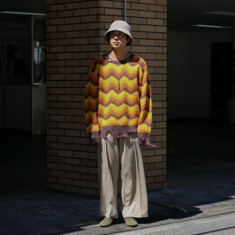 LAMROF｜ラムロフ｜WAVE MOHAIR KNIT｜公式通販｜RAY COAL｜