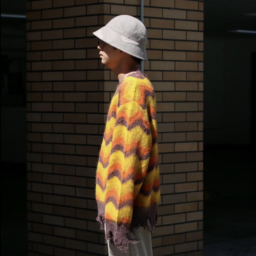 lamrof/ラムロフ　網ニット ウェーブモヘアニット - ラムロフ レディース & メンズ｜公式