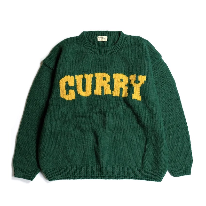 MACMAHON KNITTING MILLS｜マクマホン ニッティングミルズ｜CREW NECK LS KNIT ‐ CURRY｜公式通販｜RAY  COAL｜