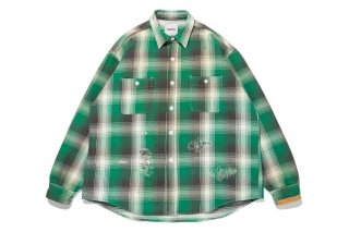 <img class='new_mark_img1' src='https://img.shop-pro.jp/img/new/icons6.gif' style='border:none;display:inline;margin:0px;padding:0px;width:auto;' />BOWWOW HEAVY WEIGHT FLANNEL SHIRTS AGING