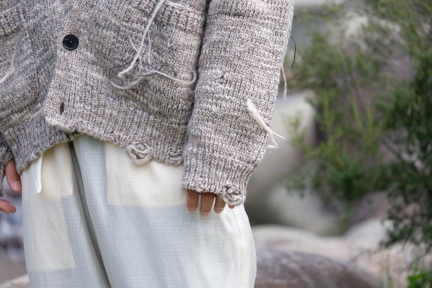 JOHN MASON SMITH｜ジョン・メイソンスミス｜3G KNIT DAMAGE