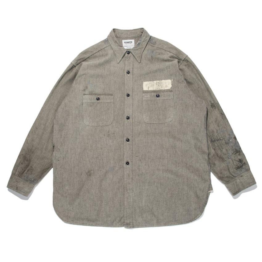 BOWWOW 24AW PRISONER BLACKシャンブレーシャツ 2024AW】BOWWOW （バウワウ） 