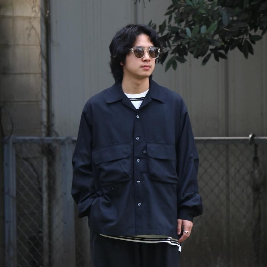 トップス DAIWA PIER39 TECH SPORTSOPEN COLLARSHIRT DAIWA PIER39 (ダイワピア39) TECH SPORTS OPEN COLLAR SHIRT L