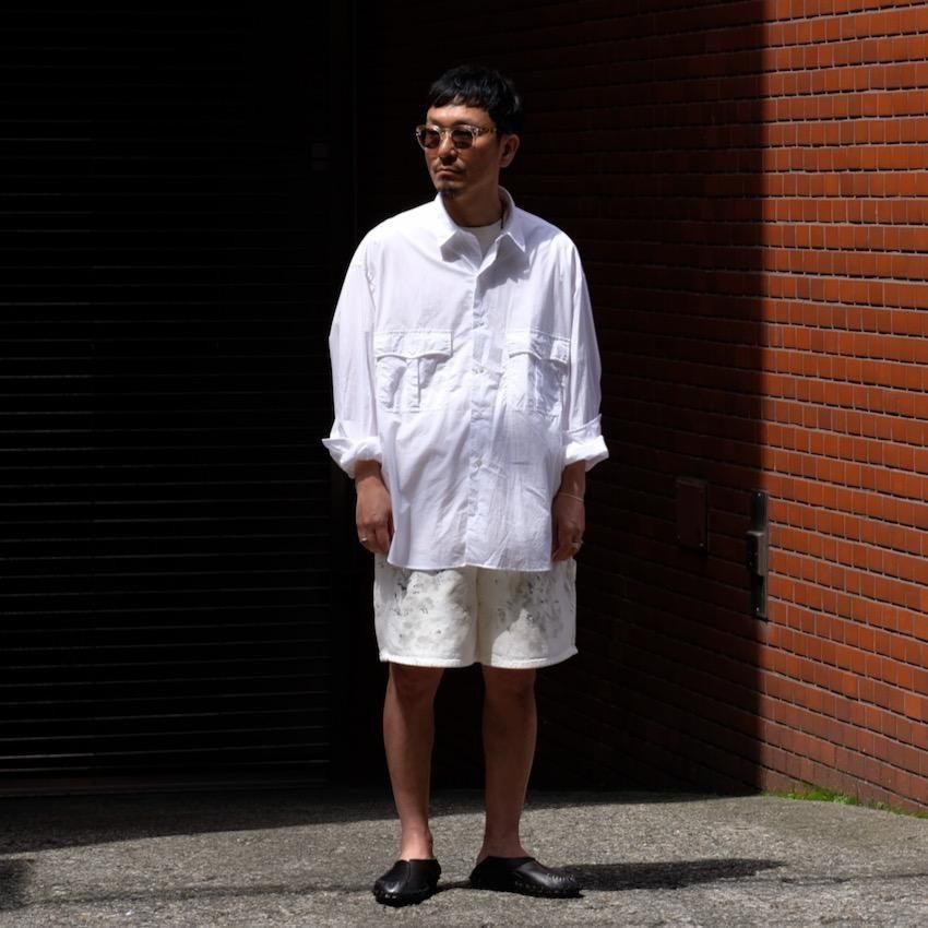 PORTER CLASSIC | ポータークラシック | ROLL UP COTTON SHIRT