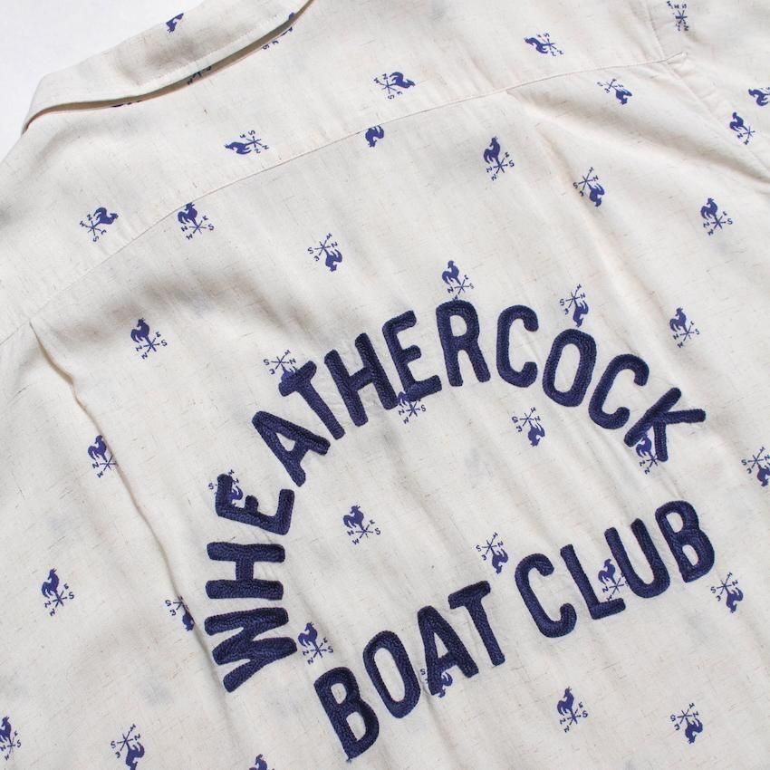 最終値下げBOWWOW WHEATHERCOCK BOAT CLUB TシャツL BOWWOW WHEATHERCOCK BOAT CLUB Tシャツ L BOAT CLUB TEE AGING