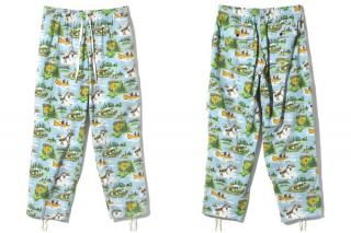 <img class='new_mark_img1' src='https://img.shop-pro.jp/img/new/icons6.gif' style='border:none;display:inline;margin:0px;padding:0px;width:auto;' />SOUTH2WEST8 STRING CUFF BALLOON PANT-FLANNEL PRINT