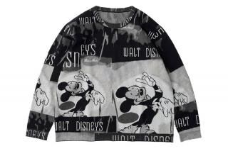<img class='new_mark_img1' src='https://img.shop-pro.jp/img/new/icons6.gif' style='border:none;display:inline;margin:0px;padding:0px;width:auto;' />PORTER CLASSIC DISNEY VP / PC KNIT COLLECTION CREWNECK - MICKEY MOUSE
