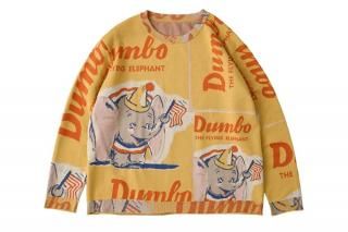 <img class='new_mark_img1' src='https://img.shop-pro.jp/img/new/icons47.gif' style='border:none;display:inline;margin:0px;padding:0px;width:auto;' />PORTER CLASSIC DISNEY VP / PC KNIT COLLECTION CREWNECK / DUMBO