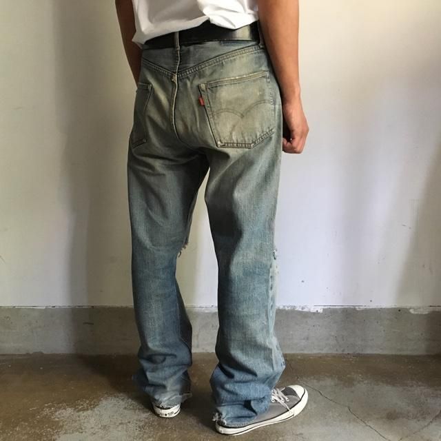 商品66前期 LEVI'S リーバイス501 アート ボロ