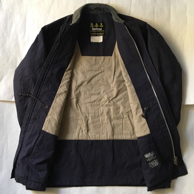 90年代 Barbour ENDURANCE VENTILE Jacket 44 NAVY - Lemontea Online Shop