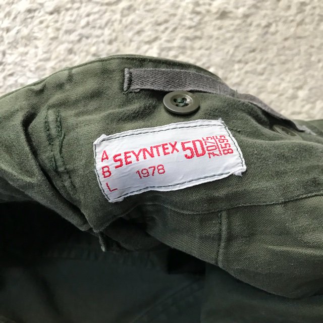 78年 ベルギー軍 SEYNTEX カットオフ カーゴ パンツ 50 - Lemontea