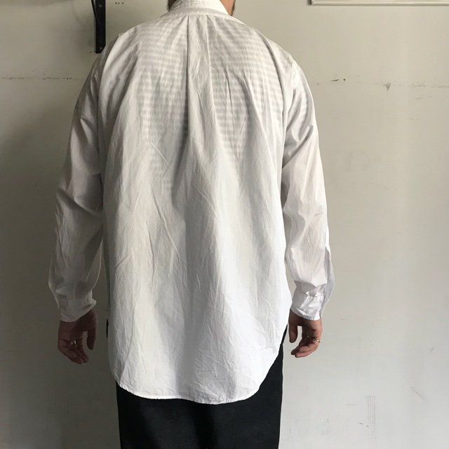 70年代 Brooks Brothers BD Shirt 16 1/2-3 フロント6ボタンwhite