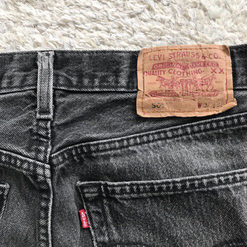 90年代 Levi's 501 Black MADE IN UK - Lemontea Online Shop