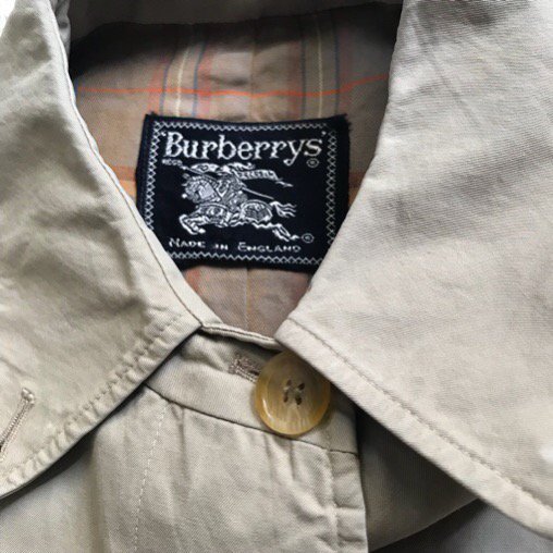80s Burberry's Rider Coat MADE IN ENGLAND 100%コットンバーバリー 