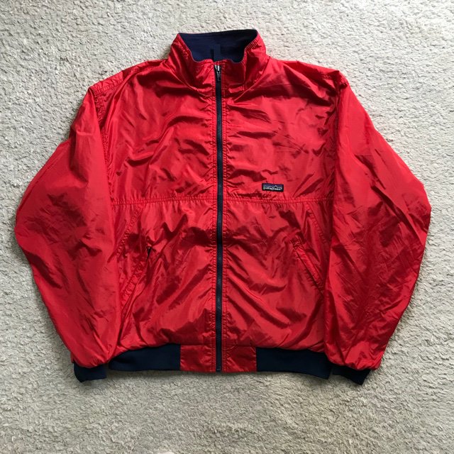 90年代 Patagonia シェルドキャプリーン ジャケット 赤 - Lemontea