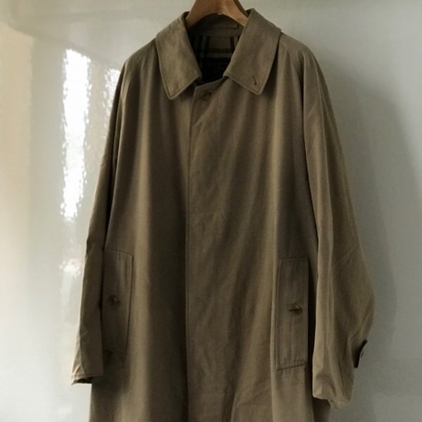 値打ち品 80s vintage Burberry balmacaan coat 一枚袖