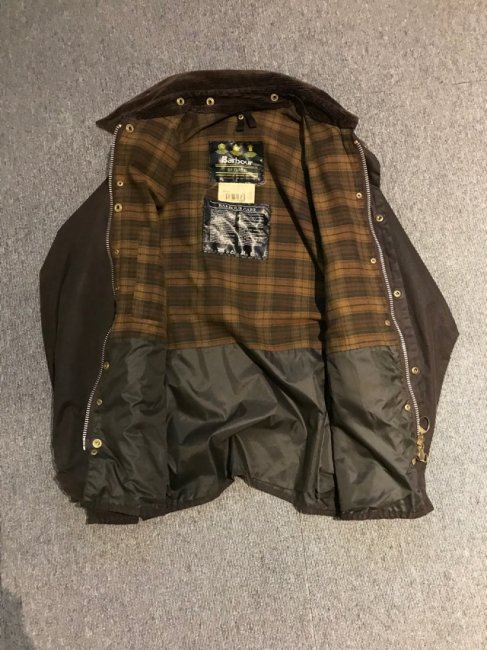 90's Barbour BEDALE C40/102CM 茶ワックスコットン MADE IN ENGLAND 