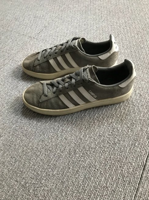 Adidas CAMPUS スウェード スニーカー 27.5 グレー - Lemontea Online Shop