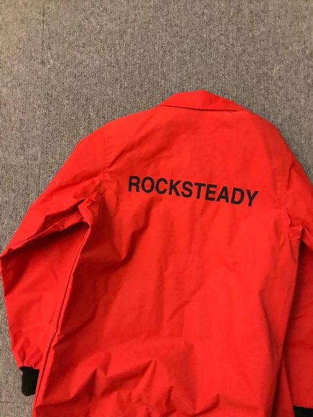 90's A.P.C ROCKSTEADY プリント コーチジャケット M 赤 MADE IN 