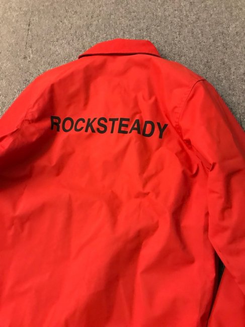90's A.P.C ROCKSTEADY プリント コーチジャケット M 赤 MADE IN ...
