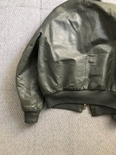 80's German PAUSCH Leather Flight Jacket - Lemontea Online Shop