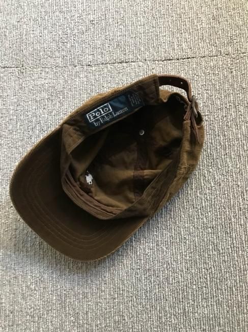 90's Polo by Ralph Lauren コーデュロイ 茶 Cap ベルト調整付き 