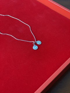 Silver Necklace Top Smiley (バラ販売 ※ネックレス別売)