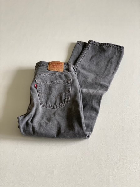 90’’s Levi’s 501 Denim Pants BLACK MADE IN USA W34-L30 - Lemontea Online  Shop