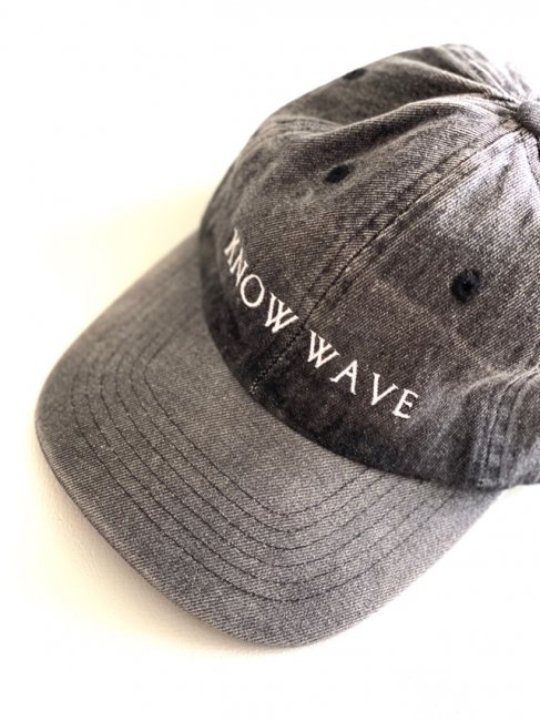 KNOW WAVE Cotton Cap Denim BLACK - Lemontea Online Shop