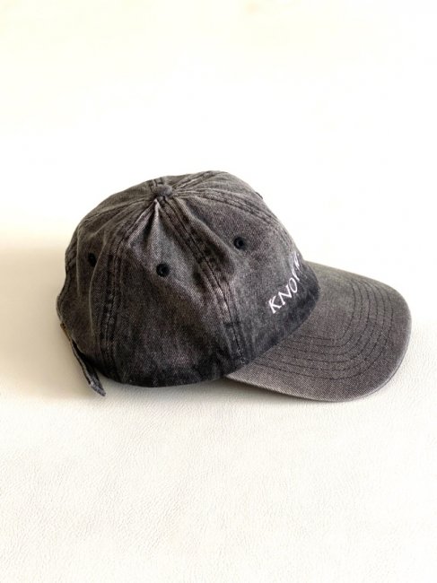 KNOW WAVE Cotton Cap Denim BLACK - Lemontea Online Shop