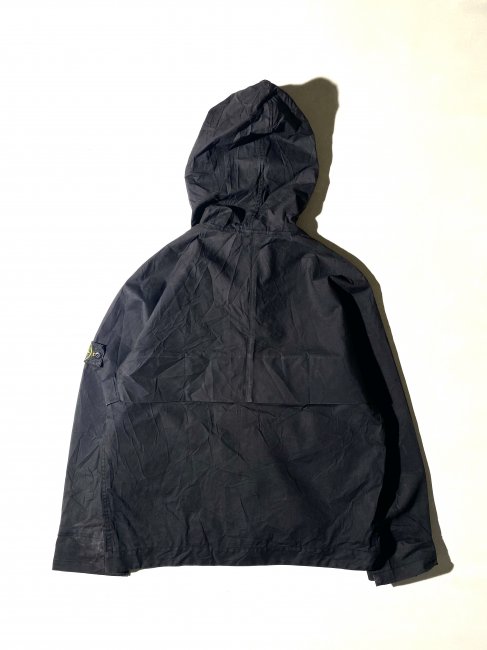 04's STONE ISLAND RASO GOMMATO Fooded Jacket BLACK Designed by ...