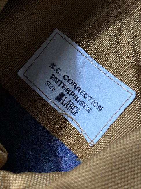 90's N.C.CORRECTION ENTERPRISES Heavy Nylon Work Jacket ...