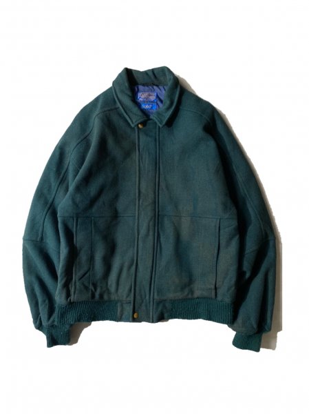 70's LOBO by PENDLETON Thinsulate Zip-up Jacket MOSS GREEN MADE IN ...