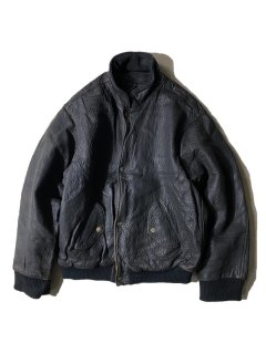 80's Euro Leather Blouson BLACK