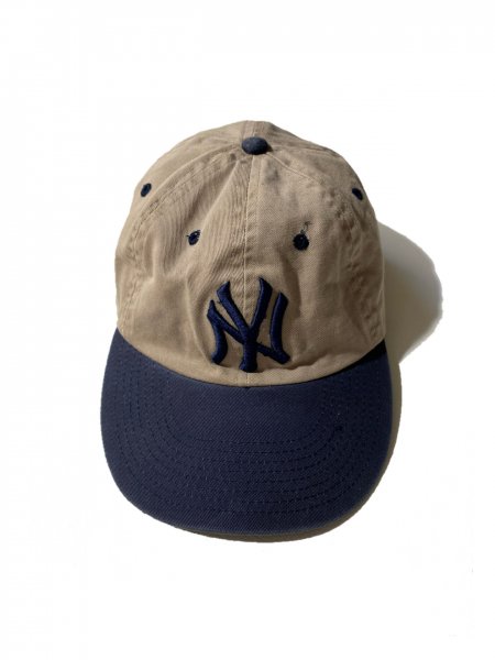 上品 90s 80 New Yankees York New York Yankees 2Tone Logo Cap