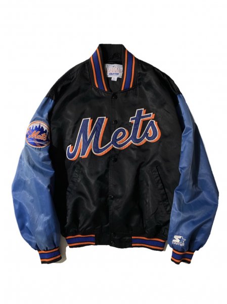 New York Mets Starter Midfield Satin Jacket