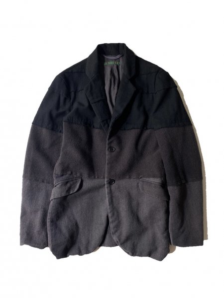 CASEY VIDALENC Patchwork Tailored Jacket MADE IN FRANCE - Lemontea 