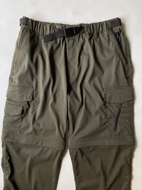 90's DEAD STOCK BC CLOTHING Detachable Cargo Pants OLIVE