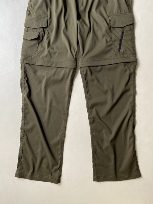 90's DEAD STOCK BC CLOTHING Detachable Cargo Pants OLIVE