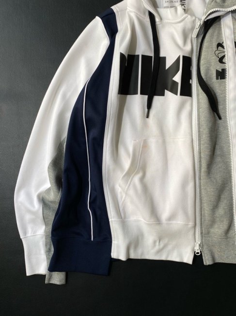 NIKE×sacai 再構築 Double Zip Hoody XL - Lemontea Online Shop