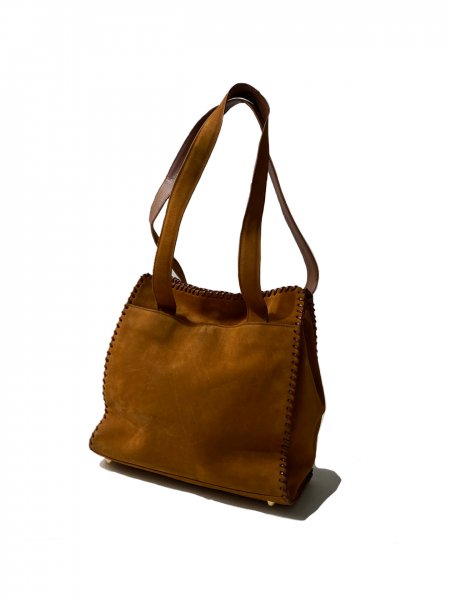 Pierotucci Nubuck Leather Tote Bag Brown Made In Italy Lemontea Online Shop 