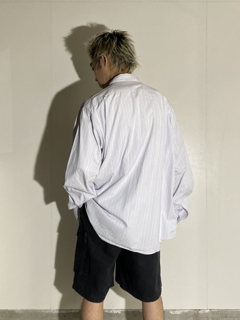 90's Polo by Ralph Lauren BONNARD Stripe Shirt MADE IN HONG KONG