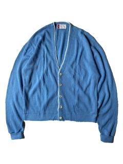 60s PURITAN Acryl Cardigan SKY BLUE MADE IN U.S.A.